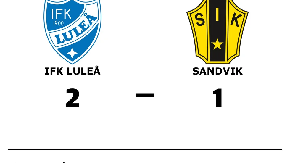 IFK Luleå vann mot Sandviks IK