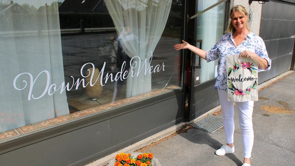 Maria Olsen öppnade butiken Downunderwear i juni och hon visste inte hur många kunder hon skulle få. Nu säger hon att sommaren har gått bra och hon planerar för framtiden.