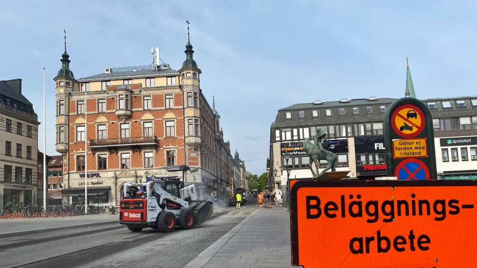 Storgatan är avstängd under torsdagen och fredagen.
