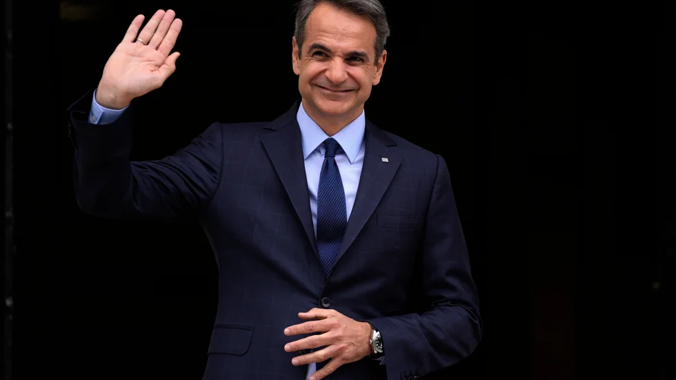 Greklands premiärminister Kyriakos Mitsotakis. Arkivbild.
