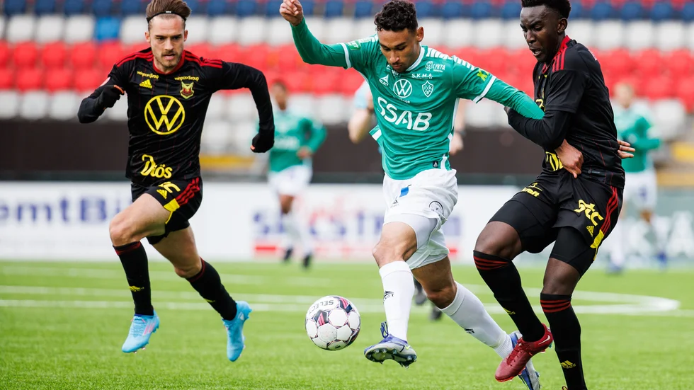Joakim Persson i en match mot Östersund.