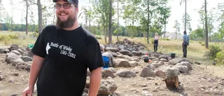 Ovanliga fynd i gravplats vid Buttle änge