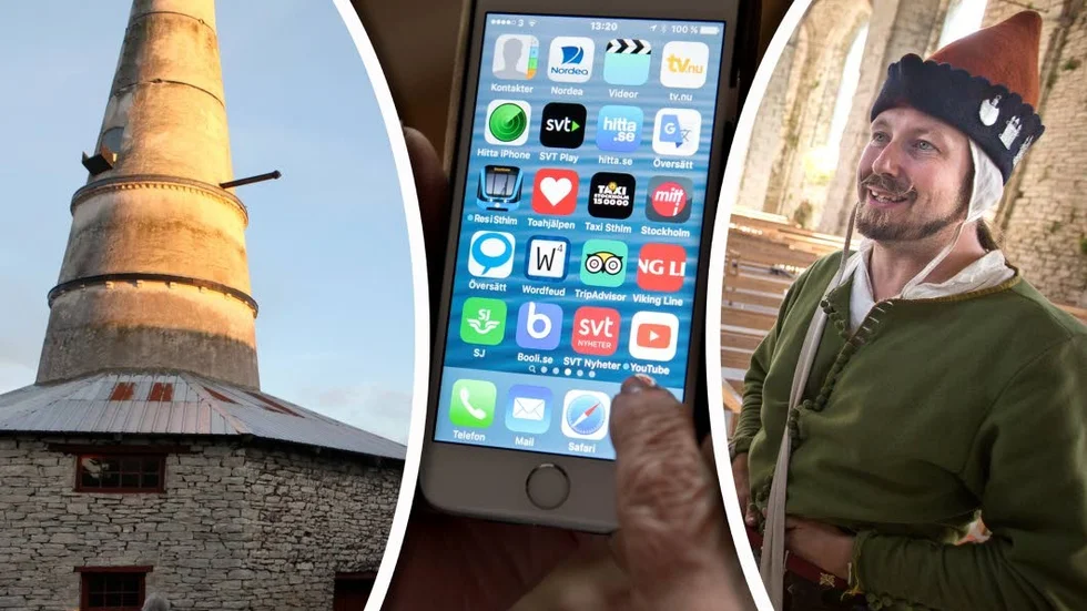 Berättelser från medeltiden och ljudguidning i ny app.
