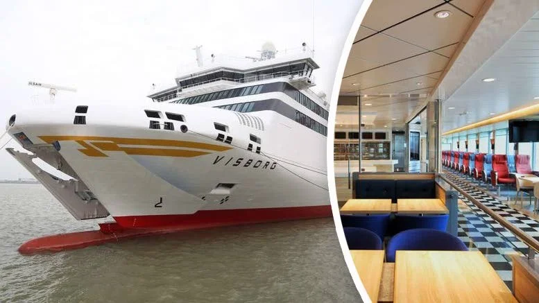 M/S Visborg befinner sig nu i Landskrona där de sista installationerna pågår i fartyget.