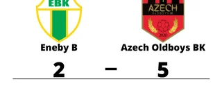 Seger för Azech Oldboys BK på bortaplan mot Eneby B