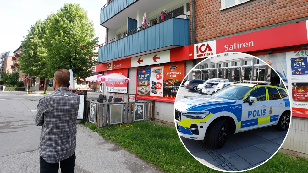 På tisdagskvällen utsattes ICA Safiren för en väpnat rån.