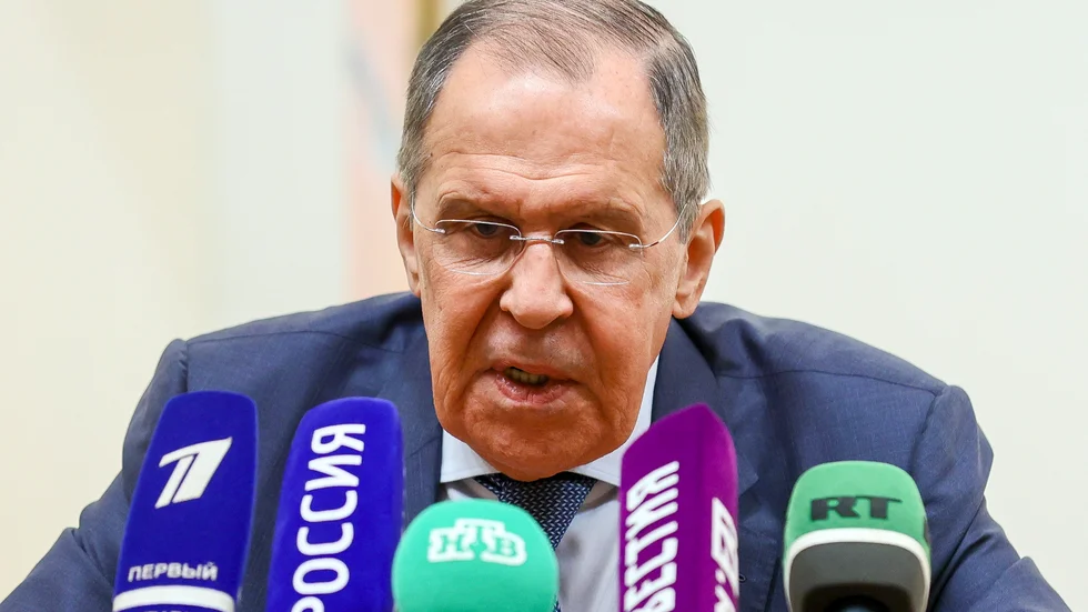 Rysslands utrikesminister Sergej Lavrov får inte möjlighet att besöka Belgrad, vilket han hade tänkt göra på måndagen. Arkivbild.