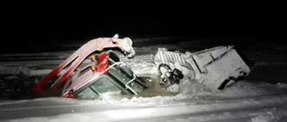 Därför hamnade pistmaskinen i träsket