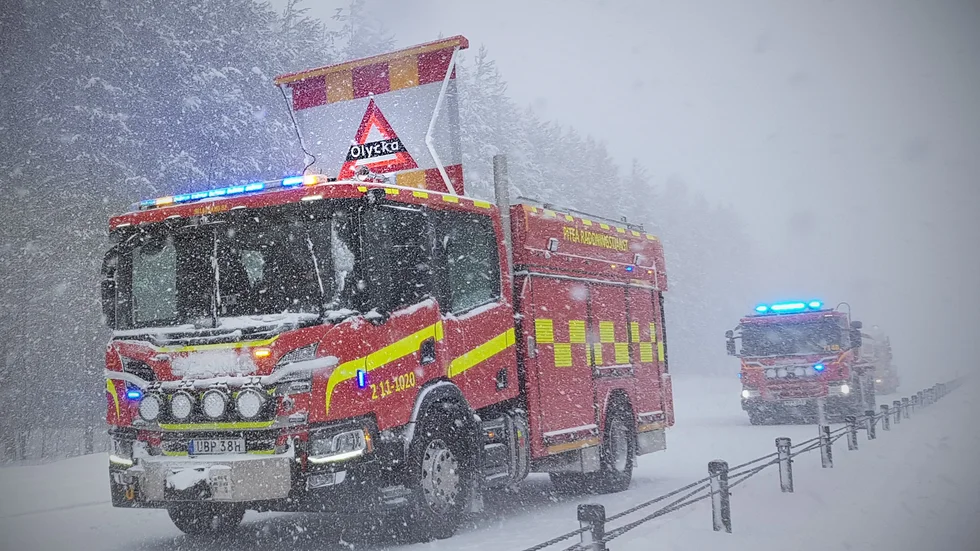 Olyckan har inträffat på E45 mellan Jokkmokk och Kåbdalis.