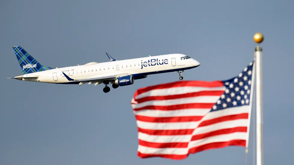 Jetblue är på väg att köpa upp konkurrenten Spirit. Arkivbild.