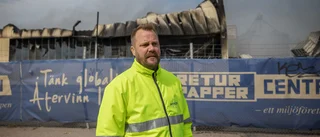 Vd:n om branden – "svårt att ta in vad som hänt"