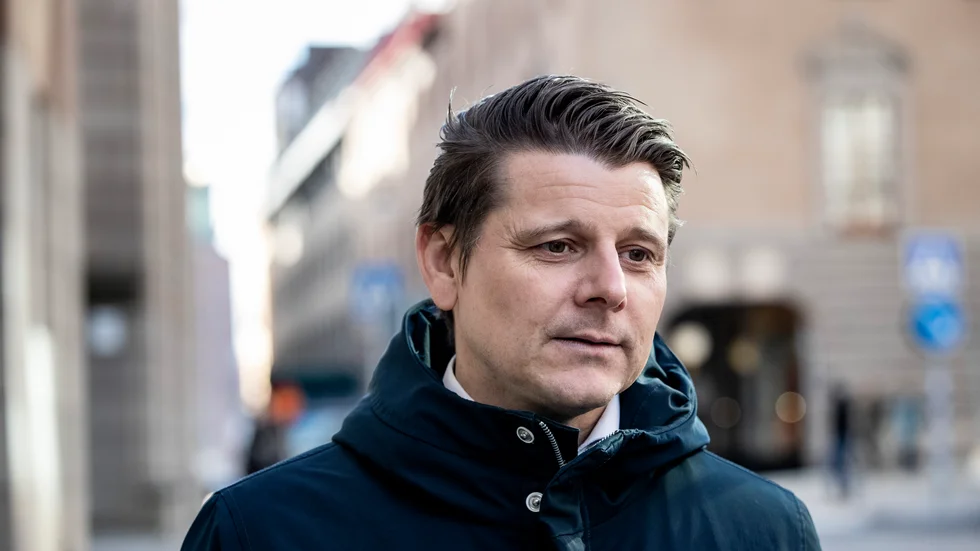 Niklas Karlsson (S) är ordförande i Skånedistriktet som nu landat i ett nej till Nato. Arkivbild.
