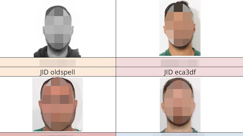 Några av de personer som enligt polisen var inblandade i knarkleveransen i bland annat Sala backe i mars 2021.