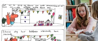 Wilma Hedblad vann pris i nationell tävling – med sin kreativa teckning om en hållbar framtid: ”Jätteroligt”
