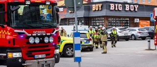 Trafikolycka i centrala Piteå – lastbil påkörd bakifrån