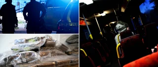 Skelleftepolisen grep man på buss – hade ett kilo hasch i väska: ”Gränspolisen hade fått in tips”