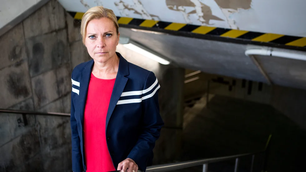 Polisförbundets ordförande Lena Nitz. Arkivbild.