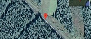 Singelolycka på väg 95 - helt stopp i ett körfält