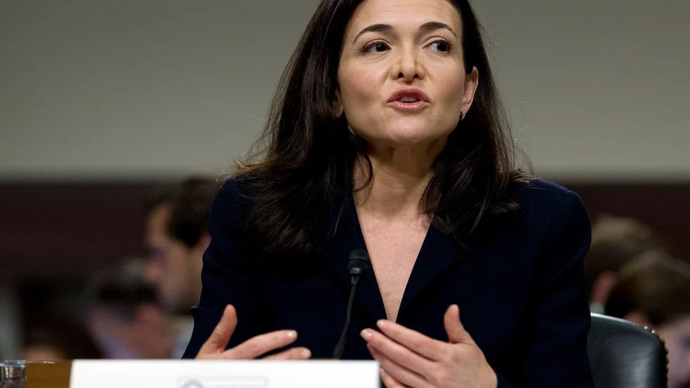 Sheryl Sandberg, operativ chef för Meta, ska lämna sin tjänst. Arkivbild.