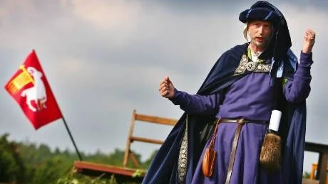 Historikern Dick Harrison guidar fältslaget "Battle of Visby".