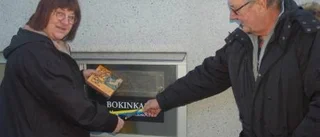 Äntligen ett bokinkast på bibblan