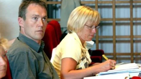 Lars Thomsson (c) och kommunalrådet Eva Nypelius. foto: tommy söderlund/arkiv