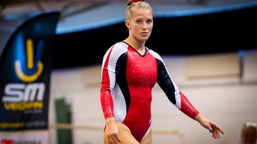 Lina Sjöberg missar EM-finalen i trampolin.