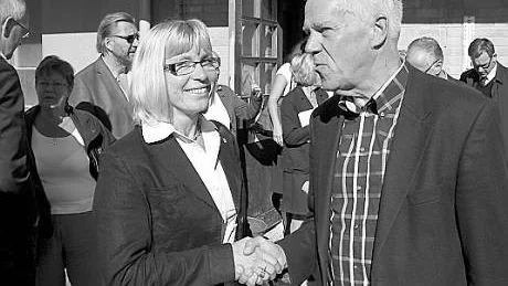 Eva Nypelius och Lars Samuelsson leder Tillväxt Gotland. Men företagarna är missnöjda. Gotland stiger bara en plats på Svenskt näringslivs lista över kommuner med bra företagsklimat. Foto: HÅkan ERicsson/ gf arkiv