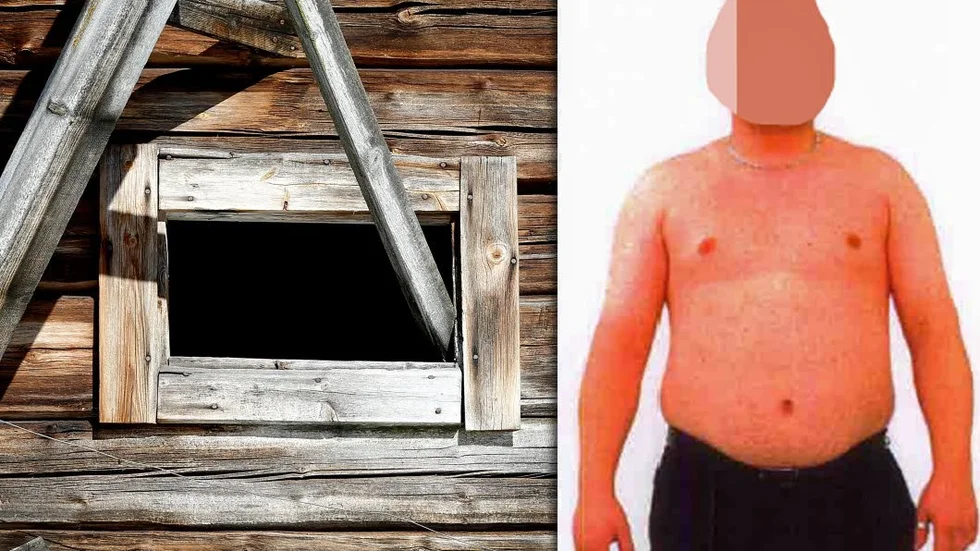 Medhjälparen? Under utredningen av rånmordet konstaterades att 44-åringen var för "rund över magen" för att ta sig genom det ladugårdshål som ett vittne skulle ha sett mördaren krypa genom.