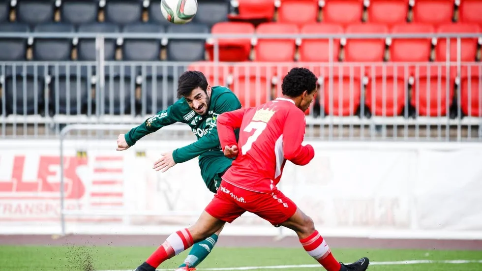Målskytt. Arish Nouri satte ett av straffmålen när BBK vann.