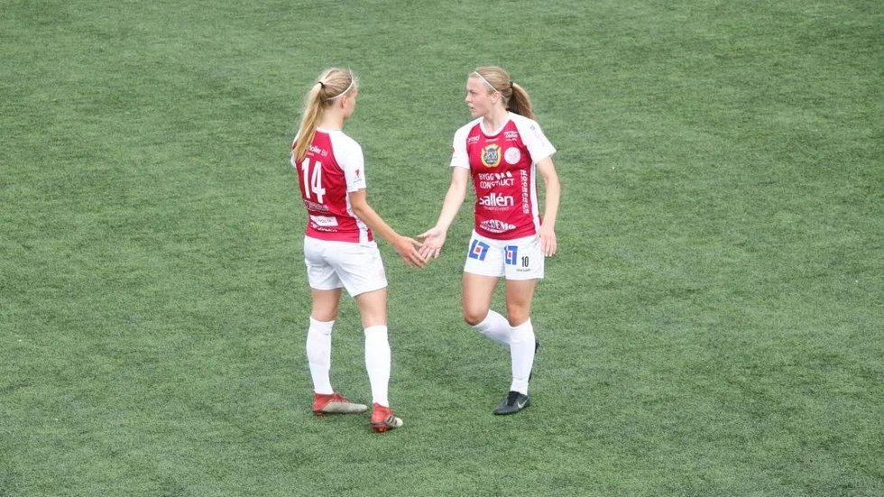 Beata Olsson gjorde segermålet för Uppsala mot IFK Kalmar.