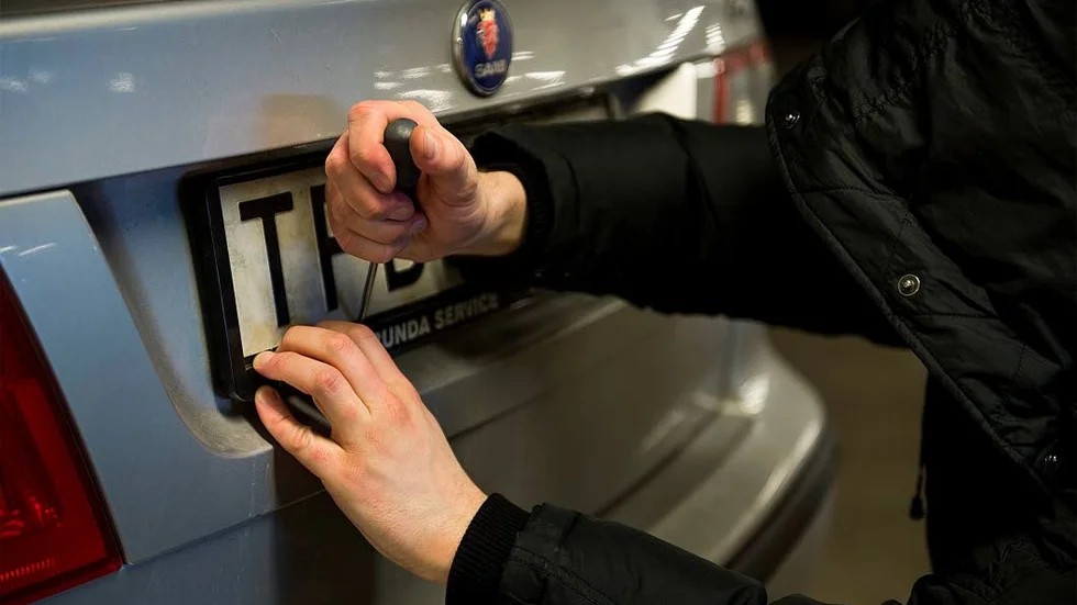 Registreringsskyltar är hett byte bland biltjuvarn.