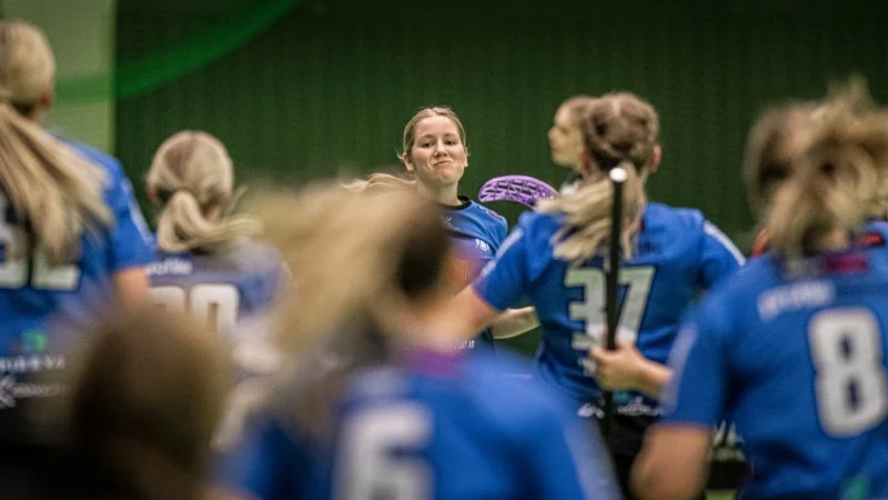 Linda Söderlund gjorde två mål mot Team Kalix IBK.