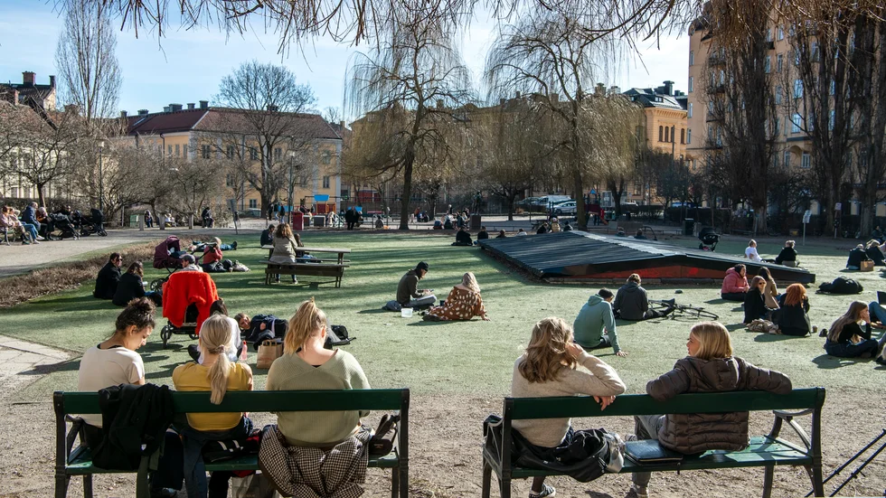Våren väntas avancera uppåt landet i veckan, men på många håll är nätterna fortfarande kalla. Bilden är tagen i Stockholm under fjolårets vår. Arkivbild.