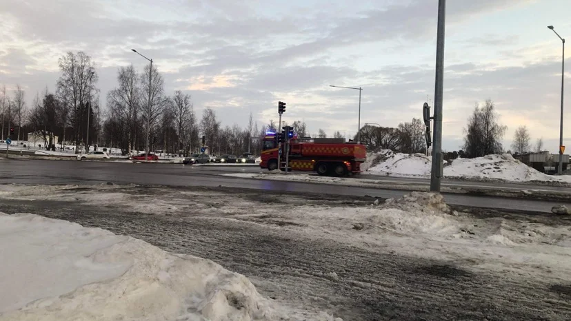 Flera resurser skickades ut på larmet.