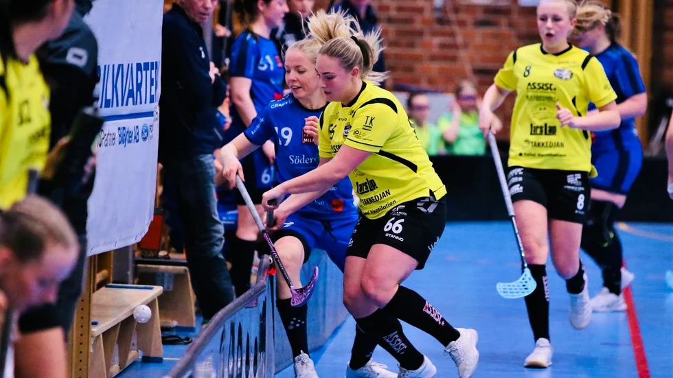 Bergs Elise Henrichsen gjorde två mål i returmötet med Alingsås. 