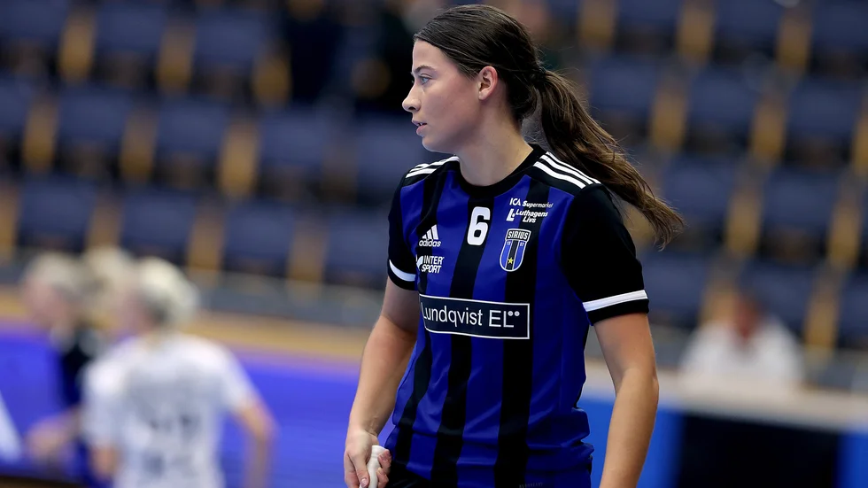Natalie Hjertberg spelar nästa säsong i Warbergs ljusblå tröja.