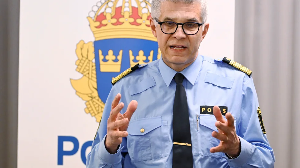 Rikspolischef Anders Thornberg. Arkivbild.