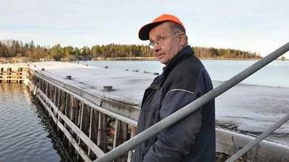 Roine Henriksson från Ängskärs-Skatens Fiskehamnsförening.