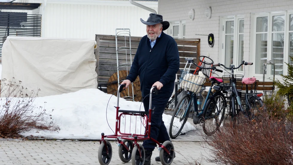 Börje Eriksson är på väg mot 70. 