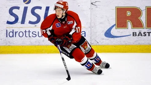 ishockey Almtuna - Mora : Almtuna nr 17 Kim Karlsson