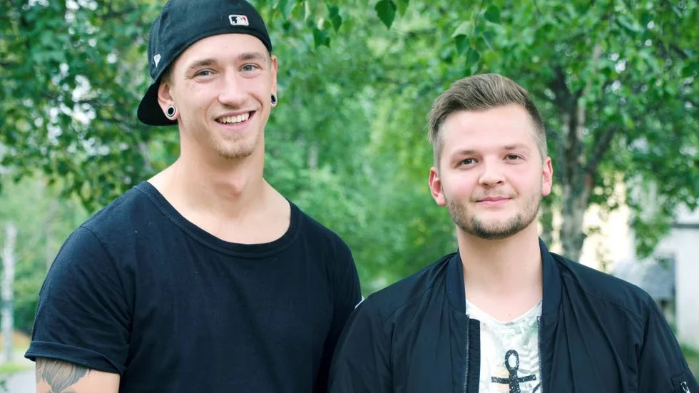 Det nystartade bandet Arvet består av Kevin Kontio och Adam Von Mentzer från Gällivare.