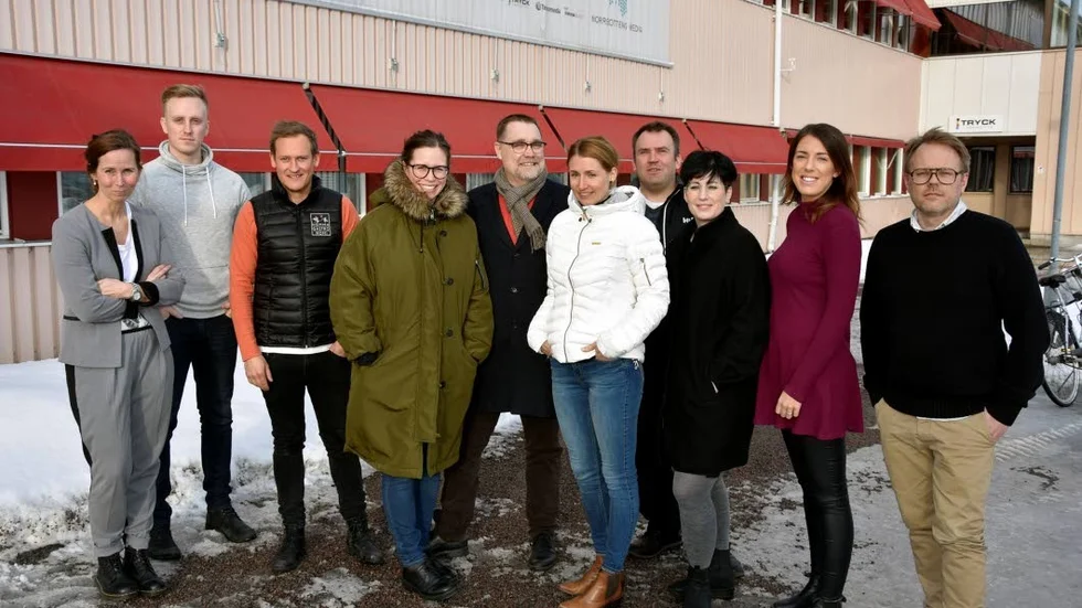 Företagsträffen. Linn Berglund, marknad Norrbottens Media,  Nicklas Gedeborg, Mitt Livs Stil, Simon Laiti, Hemmagastronomi, Josefin Bernardzon, UF Norrbotten, Tomas Lejon, Nordiska bil, Johanna Grimståhl, Mera media,   Per Nilsson, Norrlandsfonden, Lisa Holmfrid, Luleå näringsliv, Sabina Nilsson, redaktör Norrbottens Affärer, Jesper Peruzzaro, säljare Norrbottens Media.