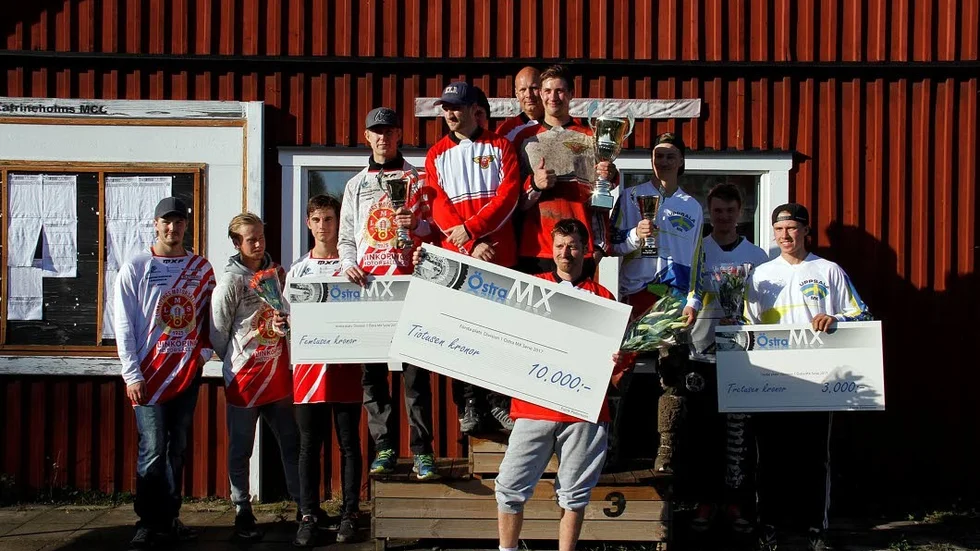 Vinnare. Göta MS tog inte mindre än två seriesegrar under tävlingen i Katrineholm.