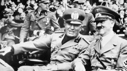 Benito Mussolini och Adolf Hitler