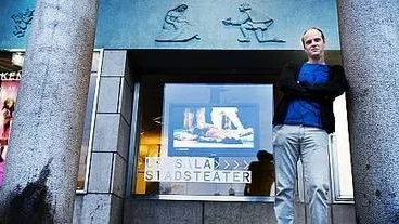 Emil Almén, som snart spelar Helge Fossmo på Uppsala Stadsteater.