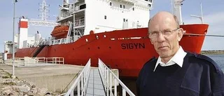 M/s Sigyn fraktar den farliga lasten