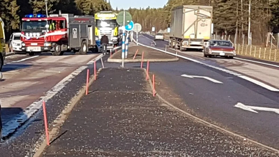 Här inträffade den svåra olyckan.
