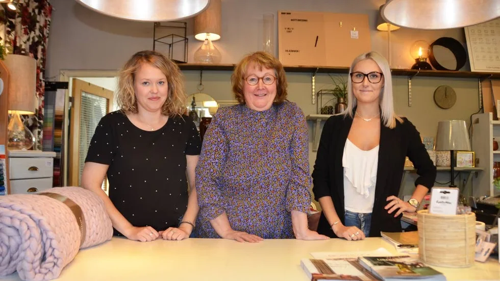 Jenny Engman, Britt-Inger Drugge och Hilda Bergman.