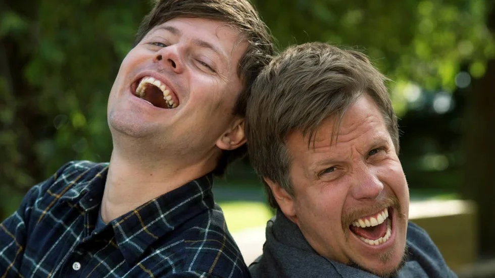Dynamisk duo. Fredrik 
Wikingsson och Filip Hammar gör en film ihop.